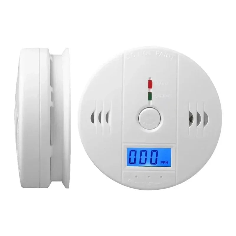Carbon Monoxide Alarm Smoke Alarm Co Detector LCD Display Alarm Home Wireless Toxic Gas Leak Detector Fire Sound Alarm