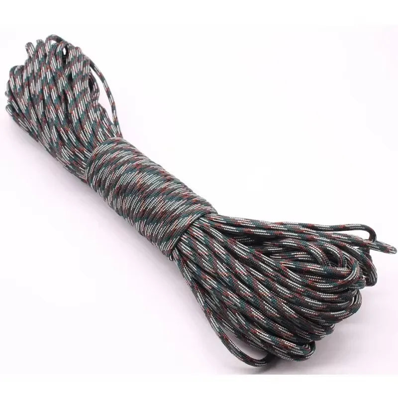 30m 4mm Thick Braided Paracord For Camping And Hiking, Handmade DIY Rope